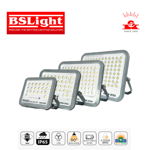 BSLIGHT BSSLFL-200-3C LED SOLAR FLOODLIGHT 3 COLOUR IP65