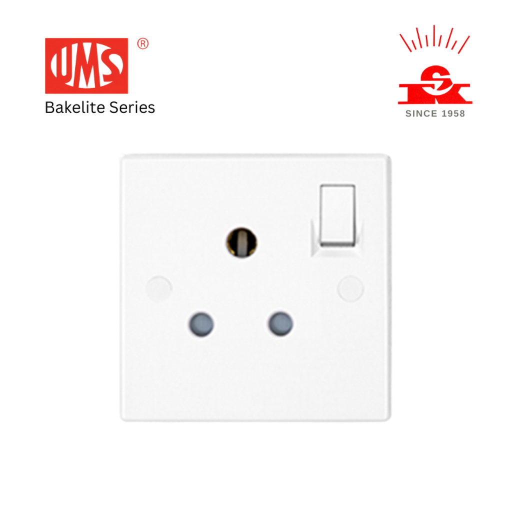 UMS - Bakelite Series - 15a switch socket