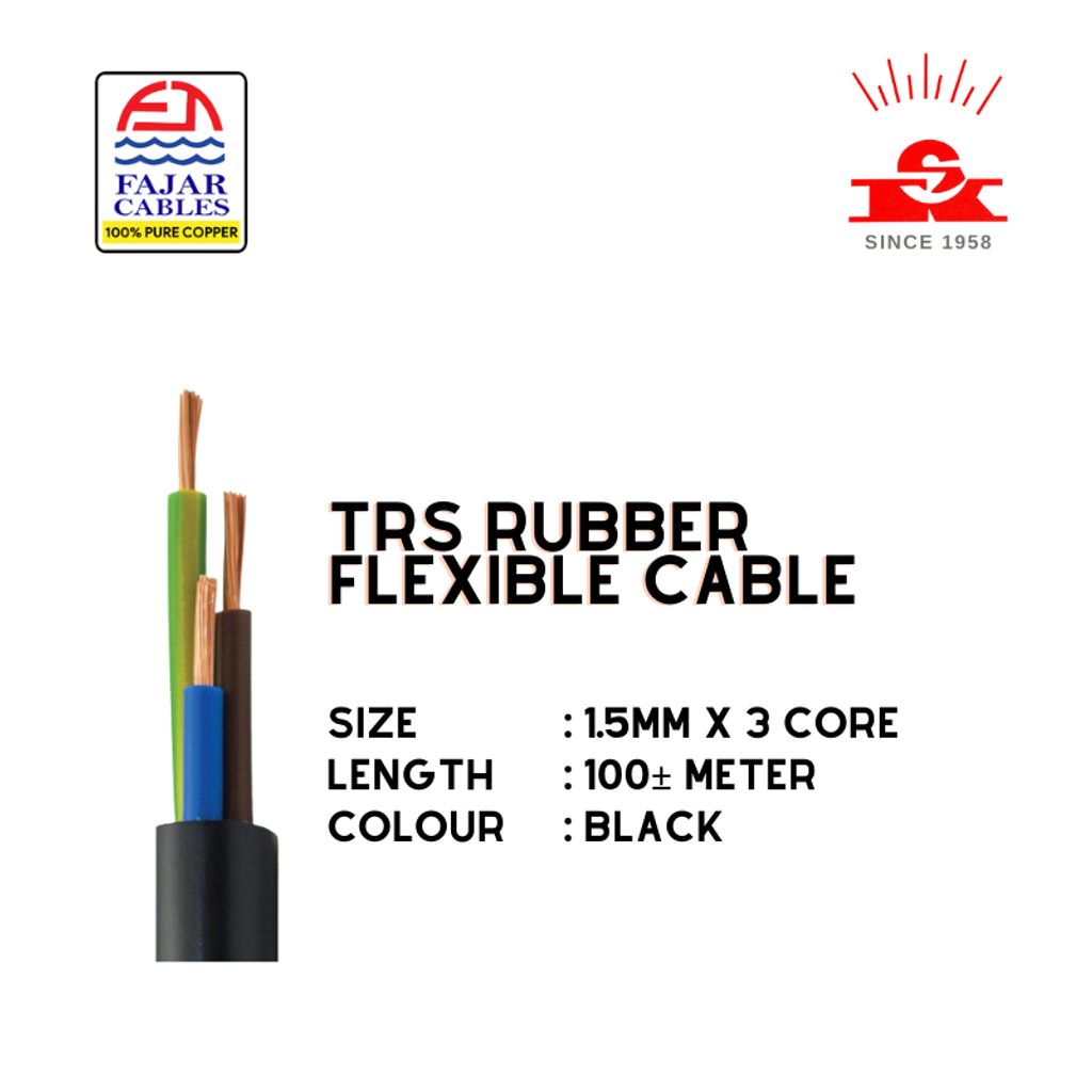 FAJAR Cable - TRS CABLE (1.5 x 3C) - descrip