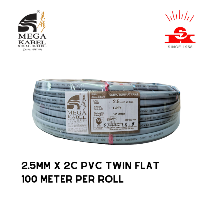 Mega Kabel - 2.5mm