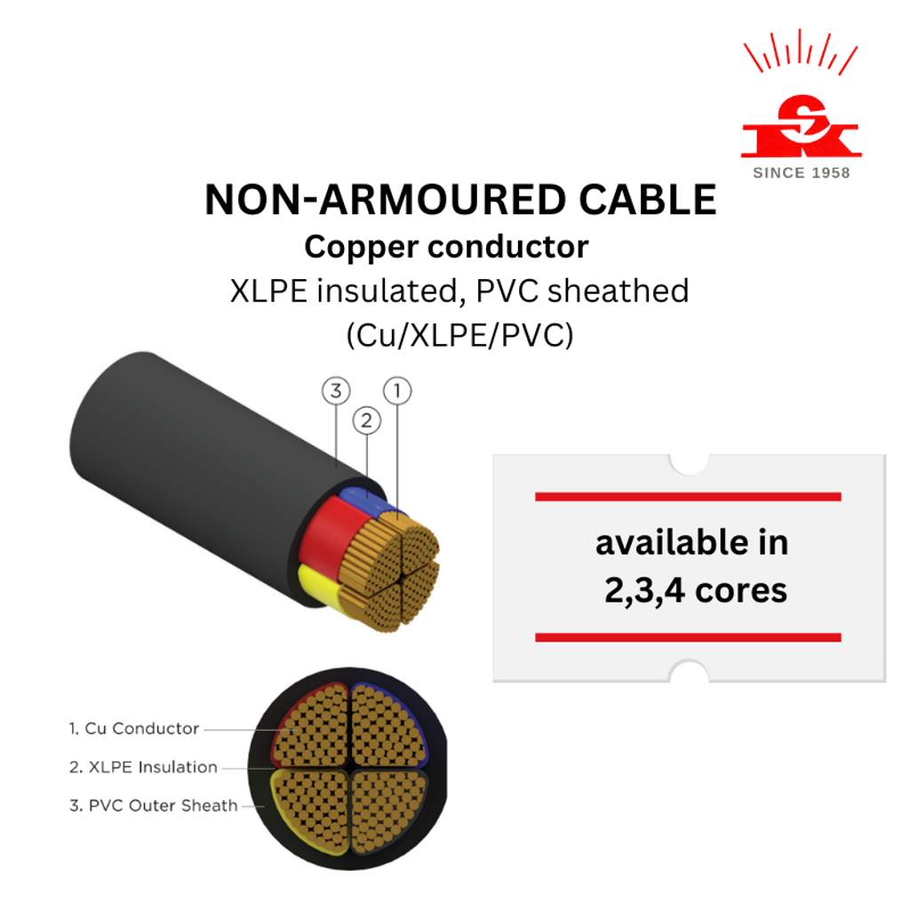 non armoured cable