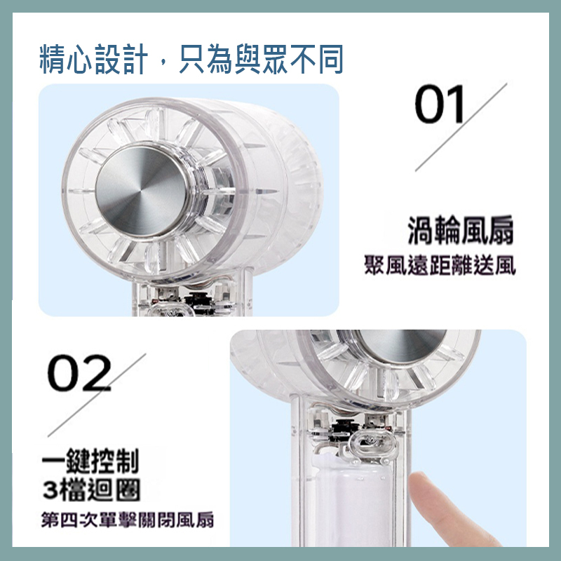 半導體機芯[透明]冰敷製冷扇A13