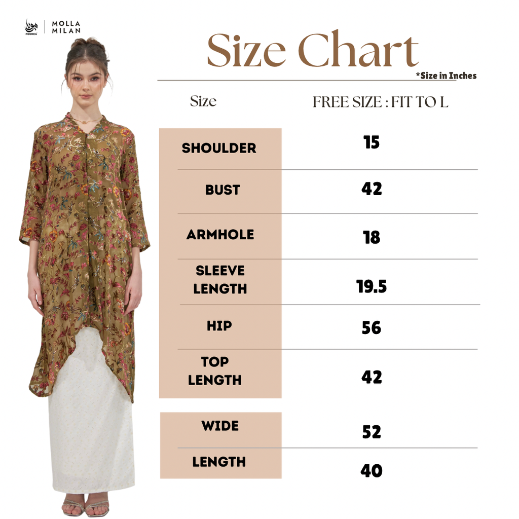 Copy of Size chart - 2