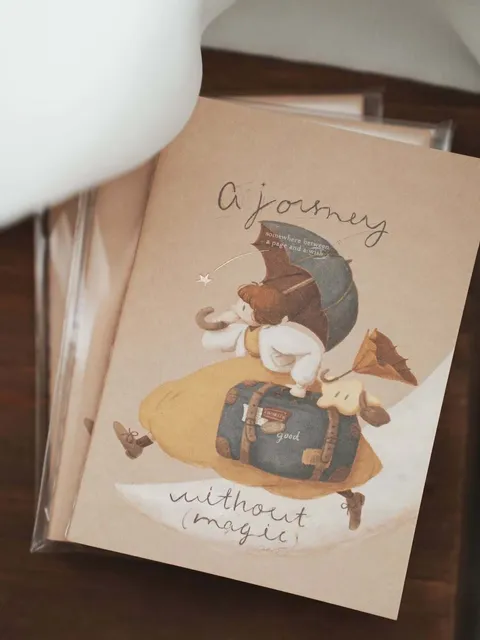 A jouraney without magic 燙金筆記本