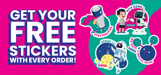 GET FREE STICKERS | Petrosains SHOP