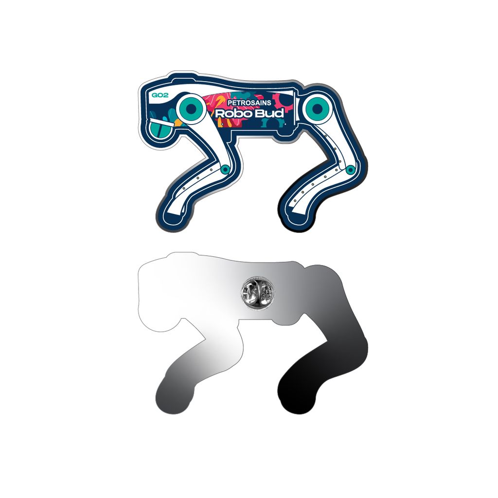Petrosains x VMY26-RoboBud Enamel Keychain