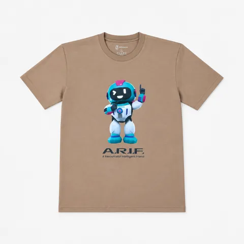 PETROSAINS A.R.I.F ADULT COTTON TEE-SAND (2)