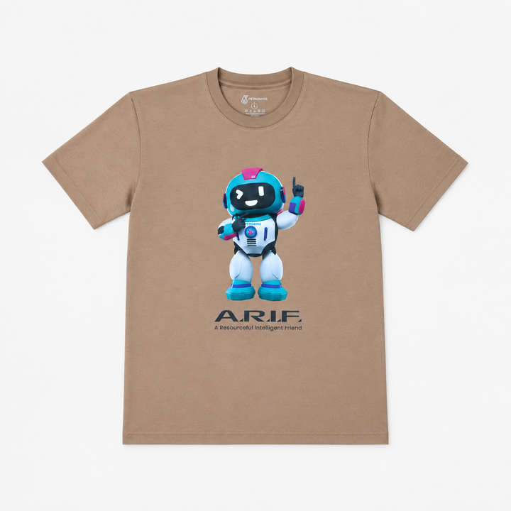 PETROSAINS A.R.I.F ADULT COTTON TEE-SAND (2)
