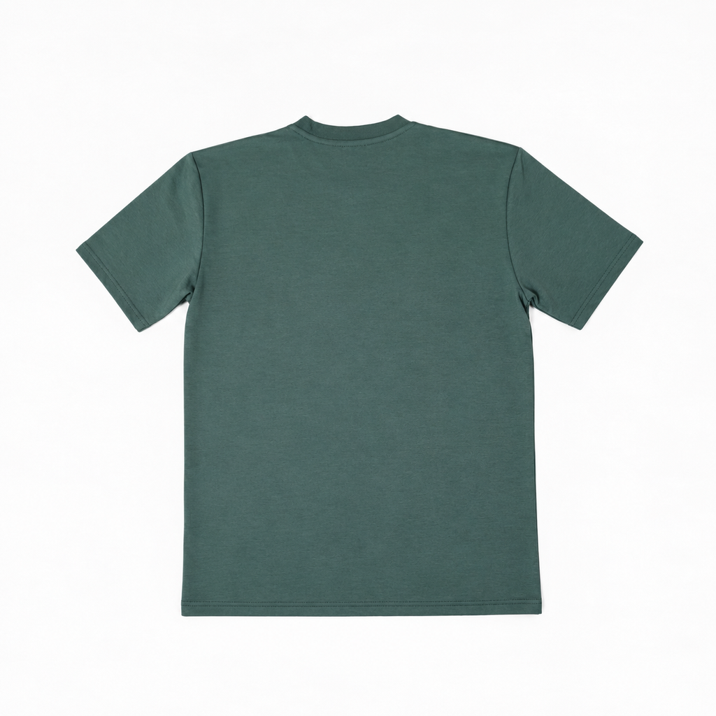 PETROSAINS A.R.I.F L- ADULT COTTON POCKET TEE-GREEN FOREST (1)