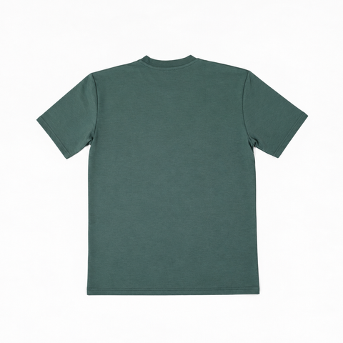 PETROSAINS A.R.I.F L- ADULT COTTON POCKET TEE-GREEN FOREST (1)