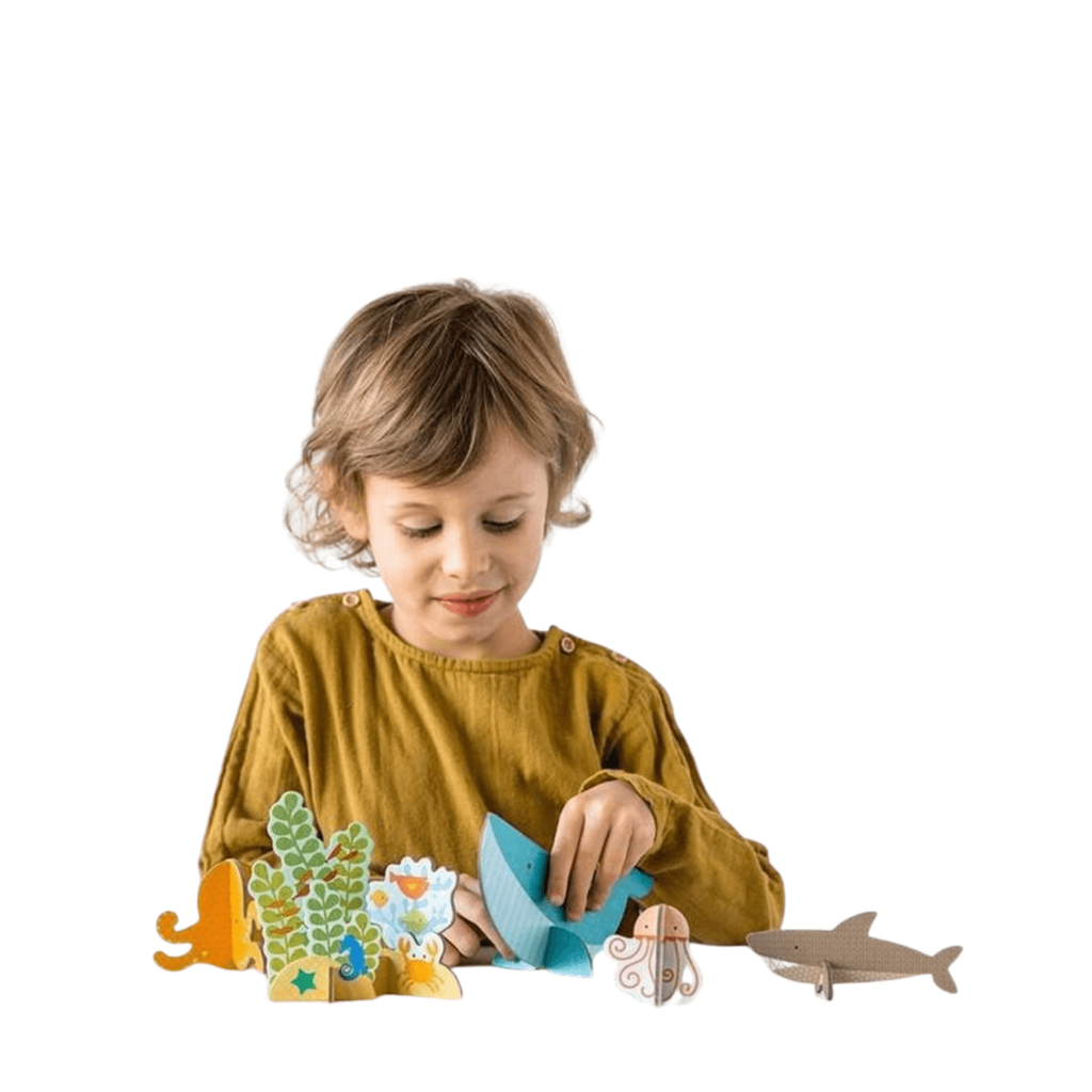 Pop Out Puzzle Kids Playing