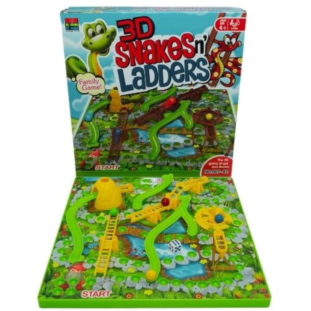 3D Snake & Ladders Product Front 2 1500px x 1500px