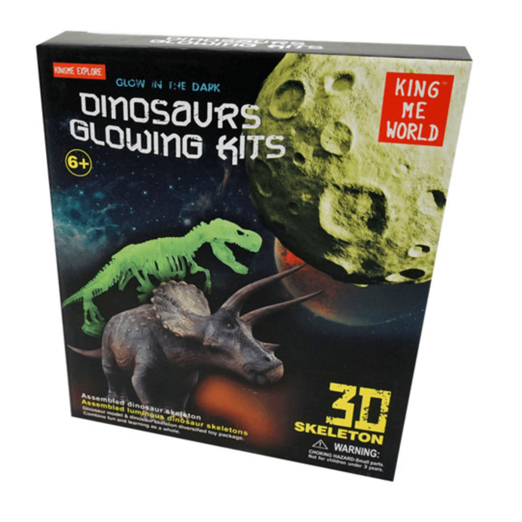 3D Glow-in-the-Dark T-Rex Skeleton Puzzle 1a