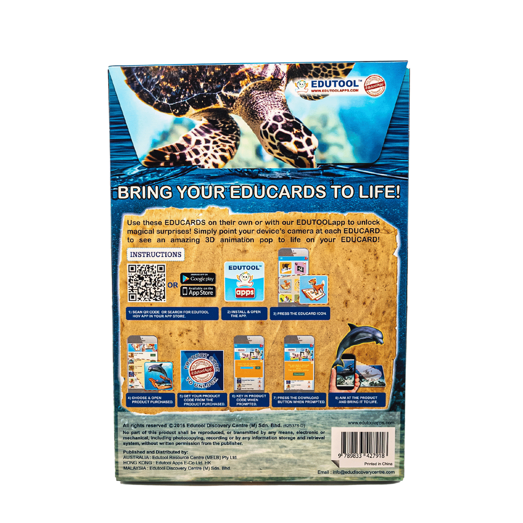 Sea Animals 3D AR Educards Image 3