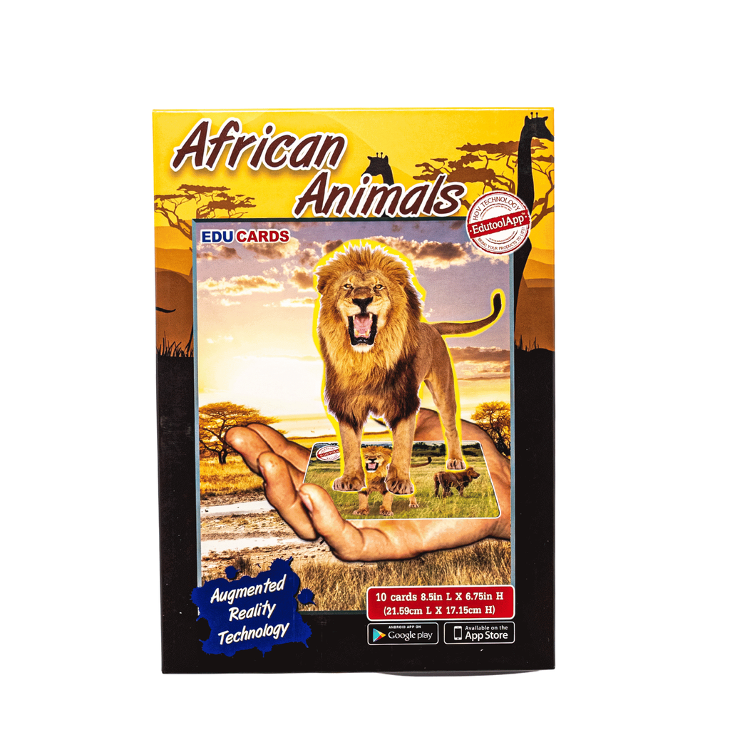 African Animals 3D AR Educards Image 2