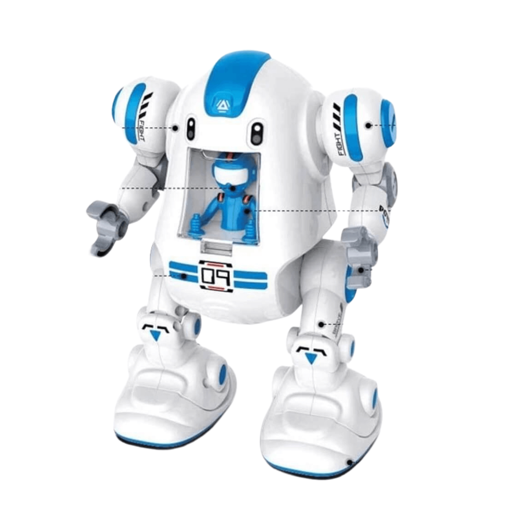 DIY Cute Robot Front Assembled