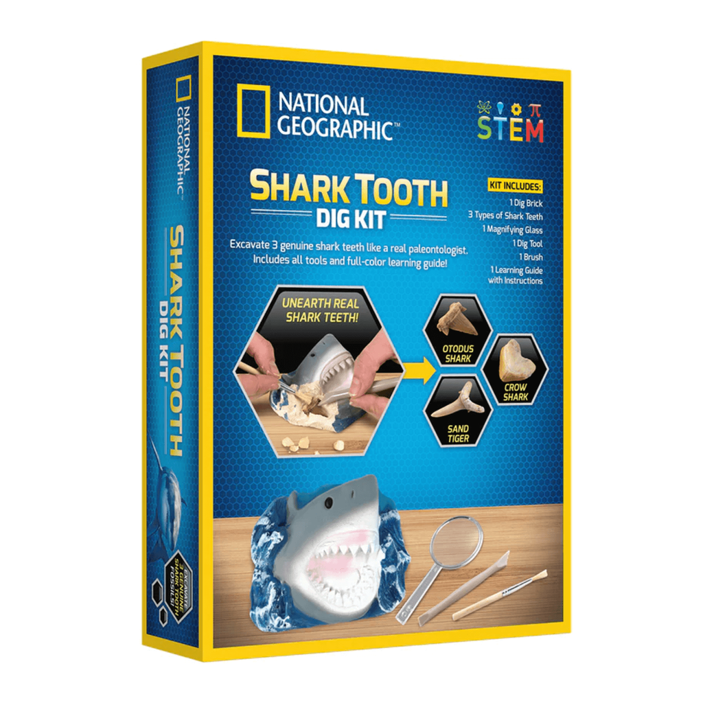 National Geographic - Shark Tooth Kit Back 1