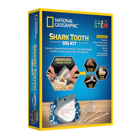National Geographic - Shark Tooth Kit Back 1