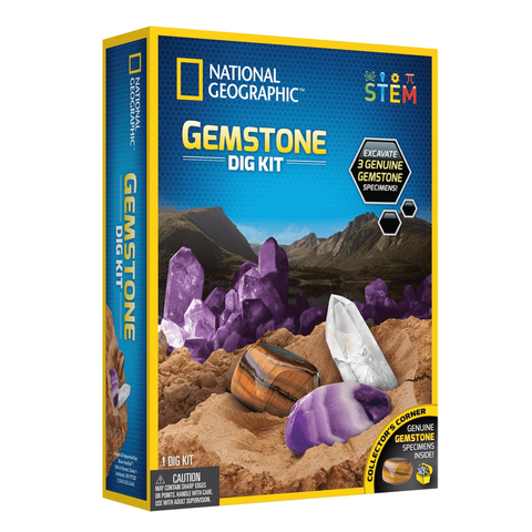 National Geographic - Gemstone Dig Kit Front 1