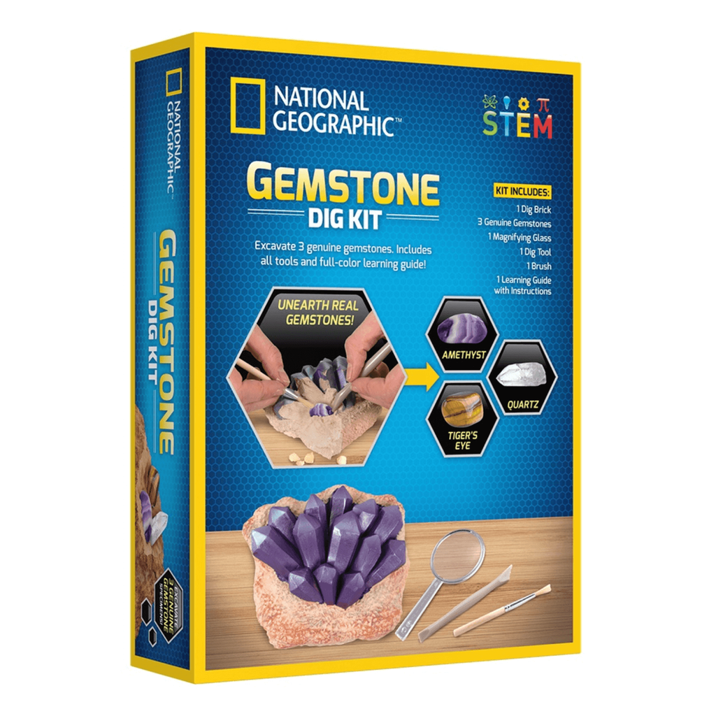 National Geographic - Gemstone Dig Kit Back 1