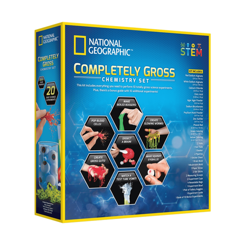 National Geographic Completely Gross Chemistry Set Back 1