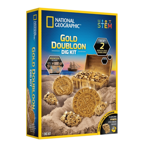 National Geographic - Gold Doubloon Dig Kit STEM Front 1