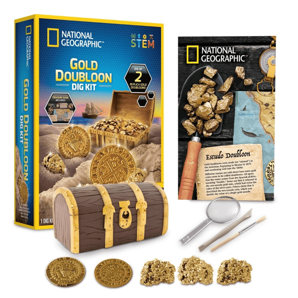 National Geographic - Gold Doubloon Dig Kit STEM Front 2