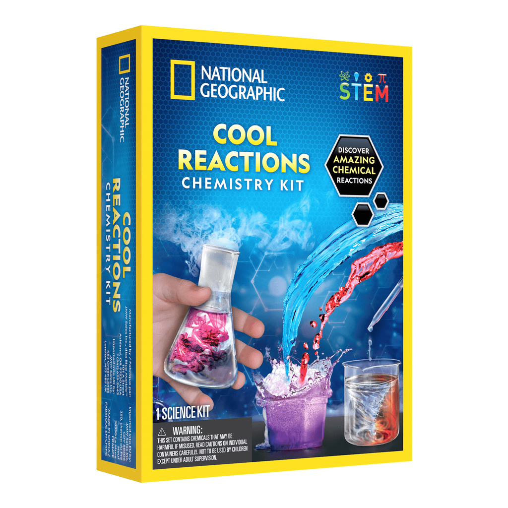 National Geographic - Cool Reactions Chemistry Kit Front 1