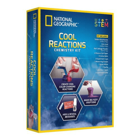 National Geographic - Cool Reactions Chemistry Kit Back 1