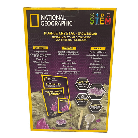 National Geographic - Crystal Grow Purple Back 1