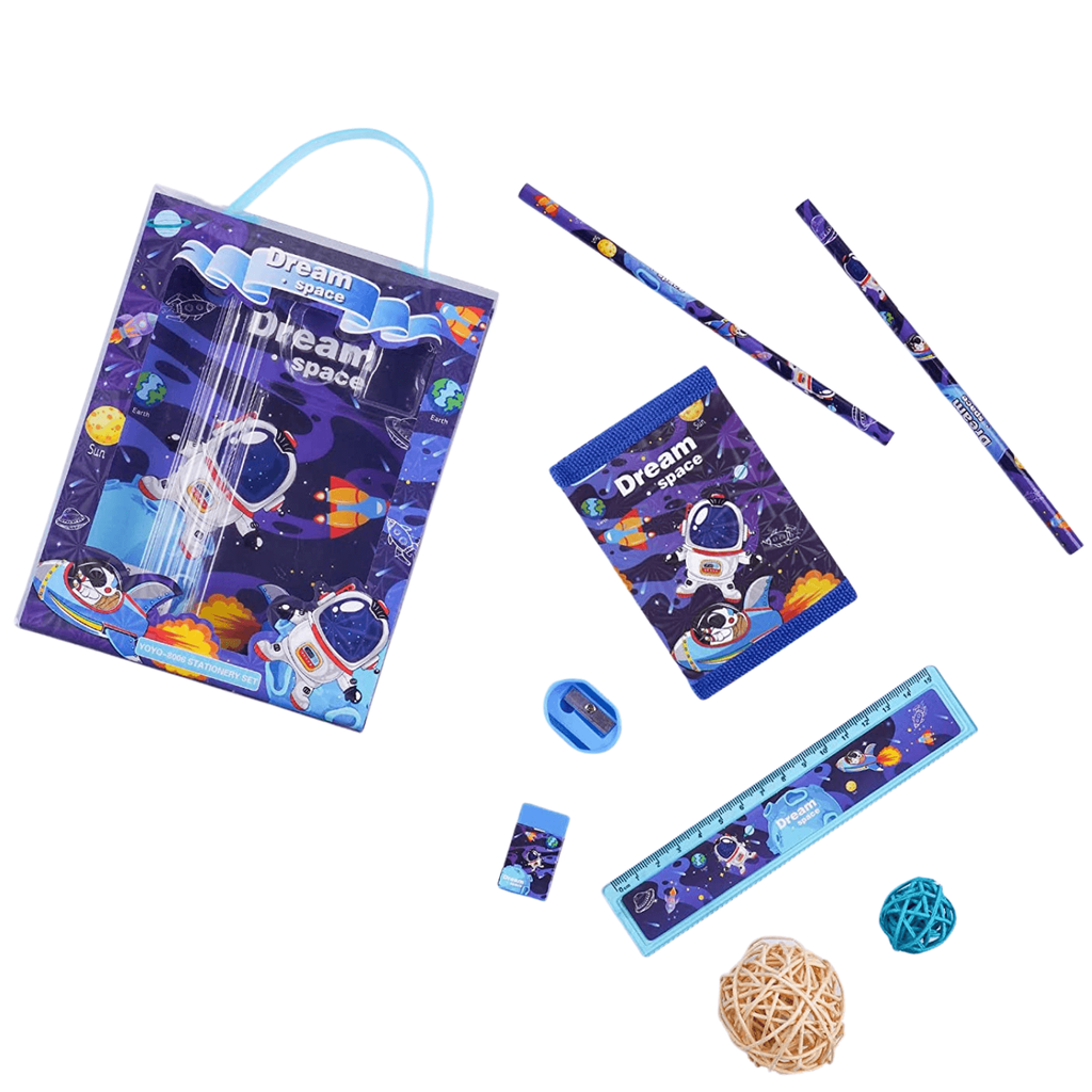 Space Stationery Set Unboxed Items Image