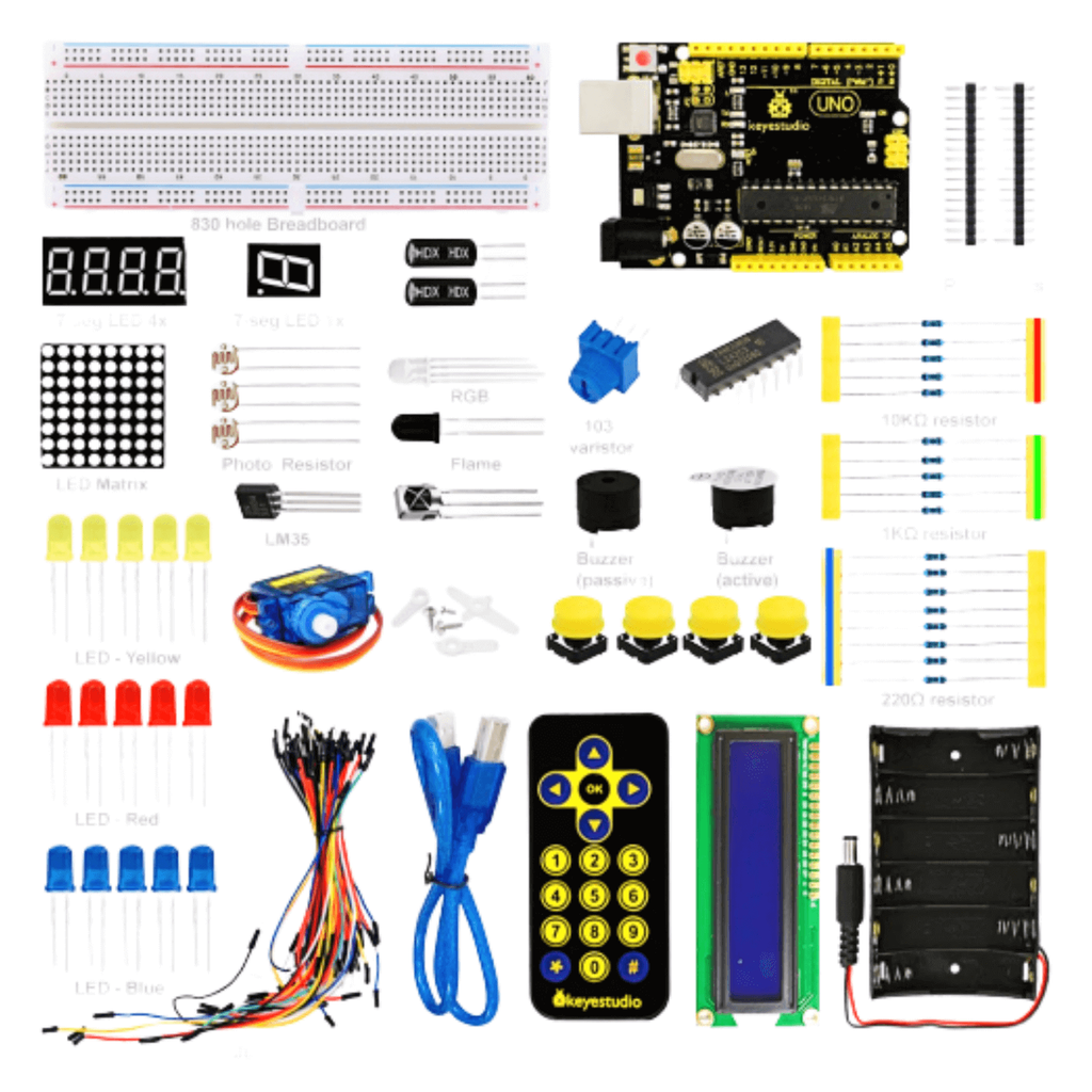 MYDUINO Basic Starter Kit with Keyestudio UNO R3 Product 2a