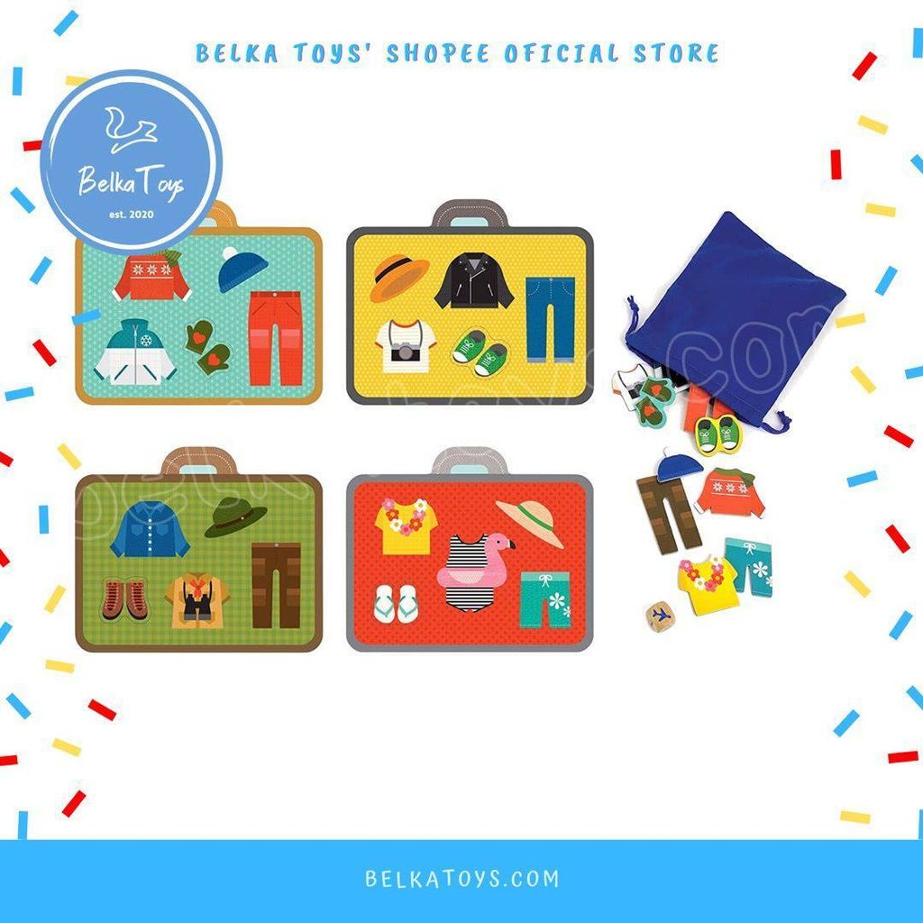 Pack Your Bags Board Game Petrosains SHOP