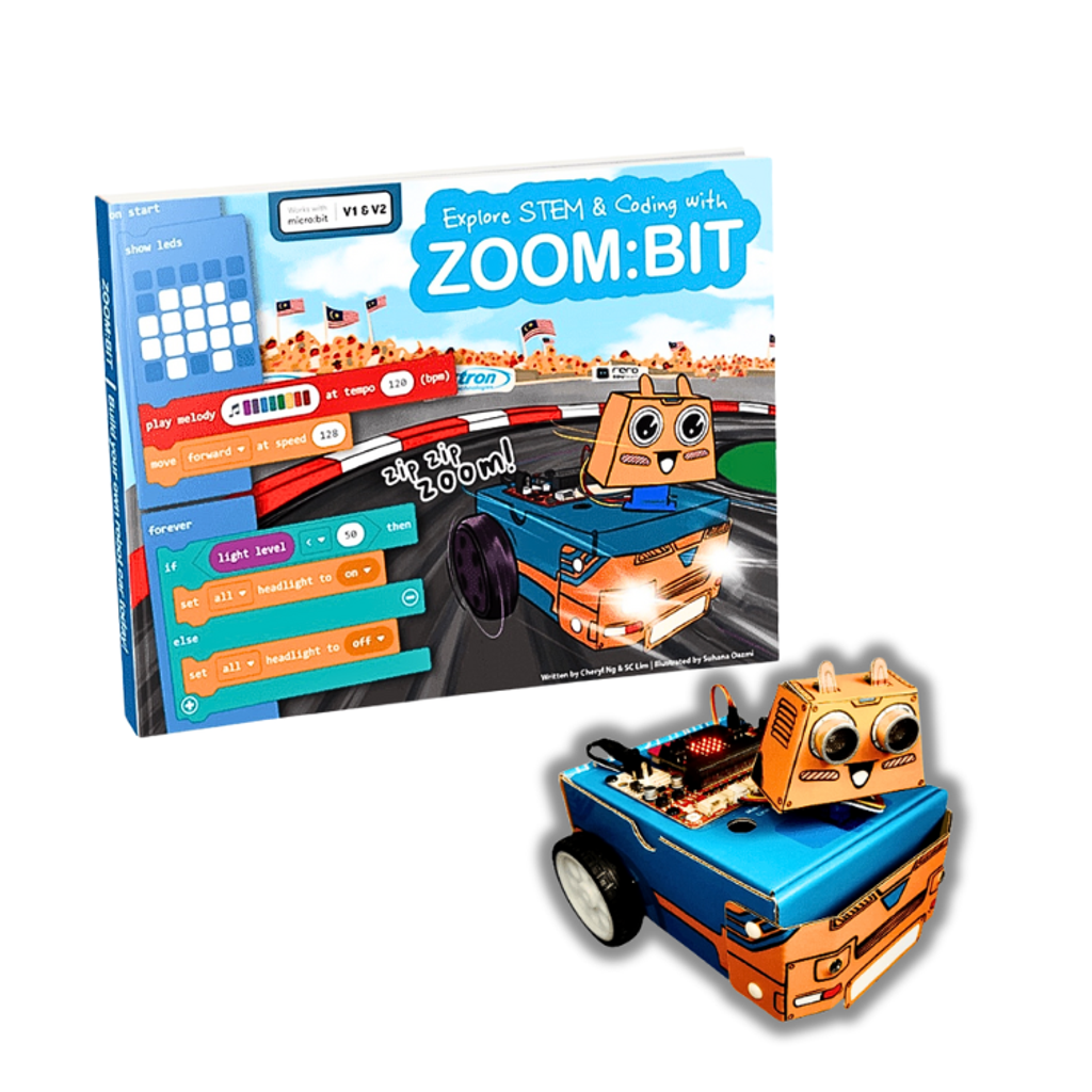 ZOOMBIT Robot Car Kit for microbit (V2 Included)