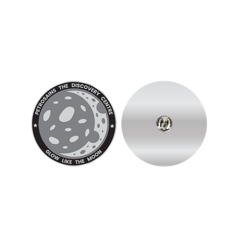 PETROSAINS MOON GOLD ENAMEL PIN