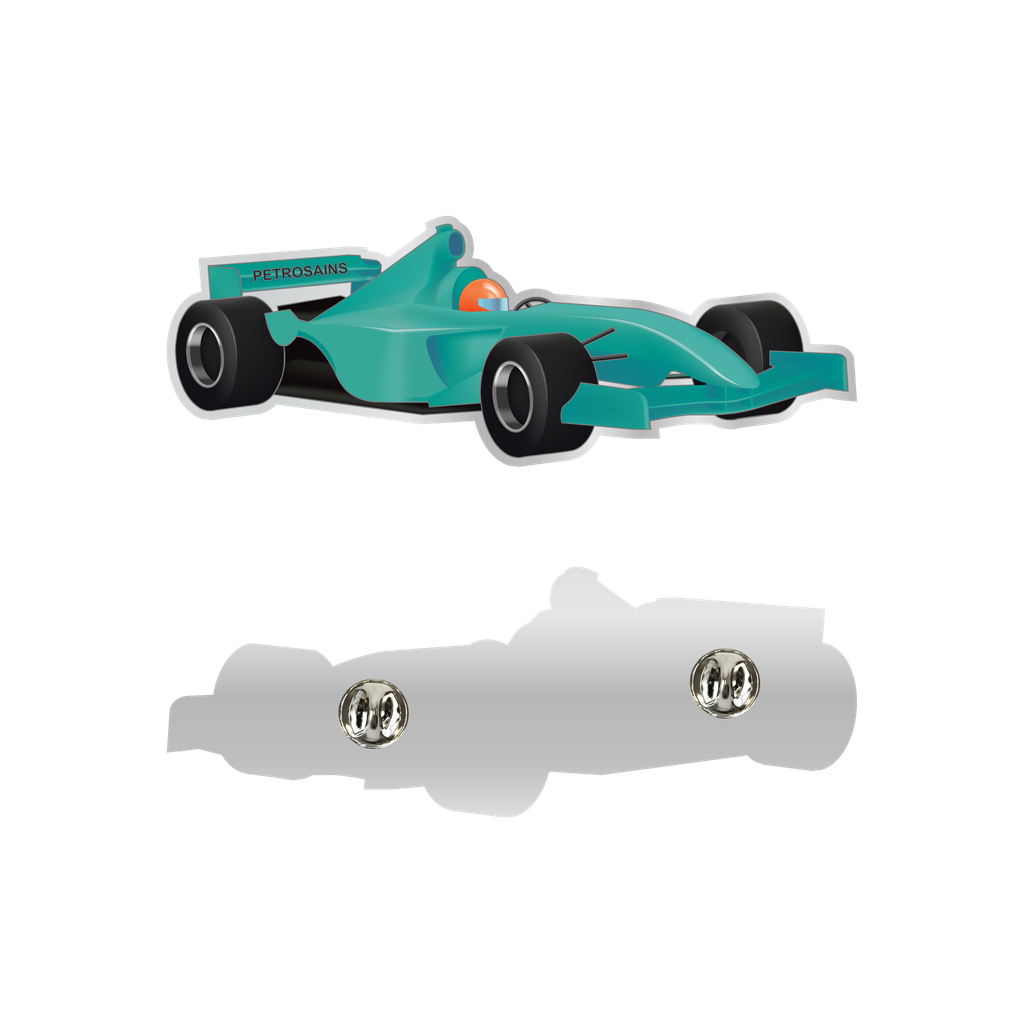 PETROSAINS F1 ENAMEL PIN