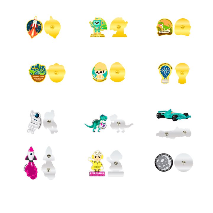 PETROSAINS ENAMEL PIN COLLECTION