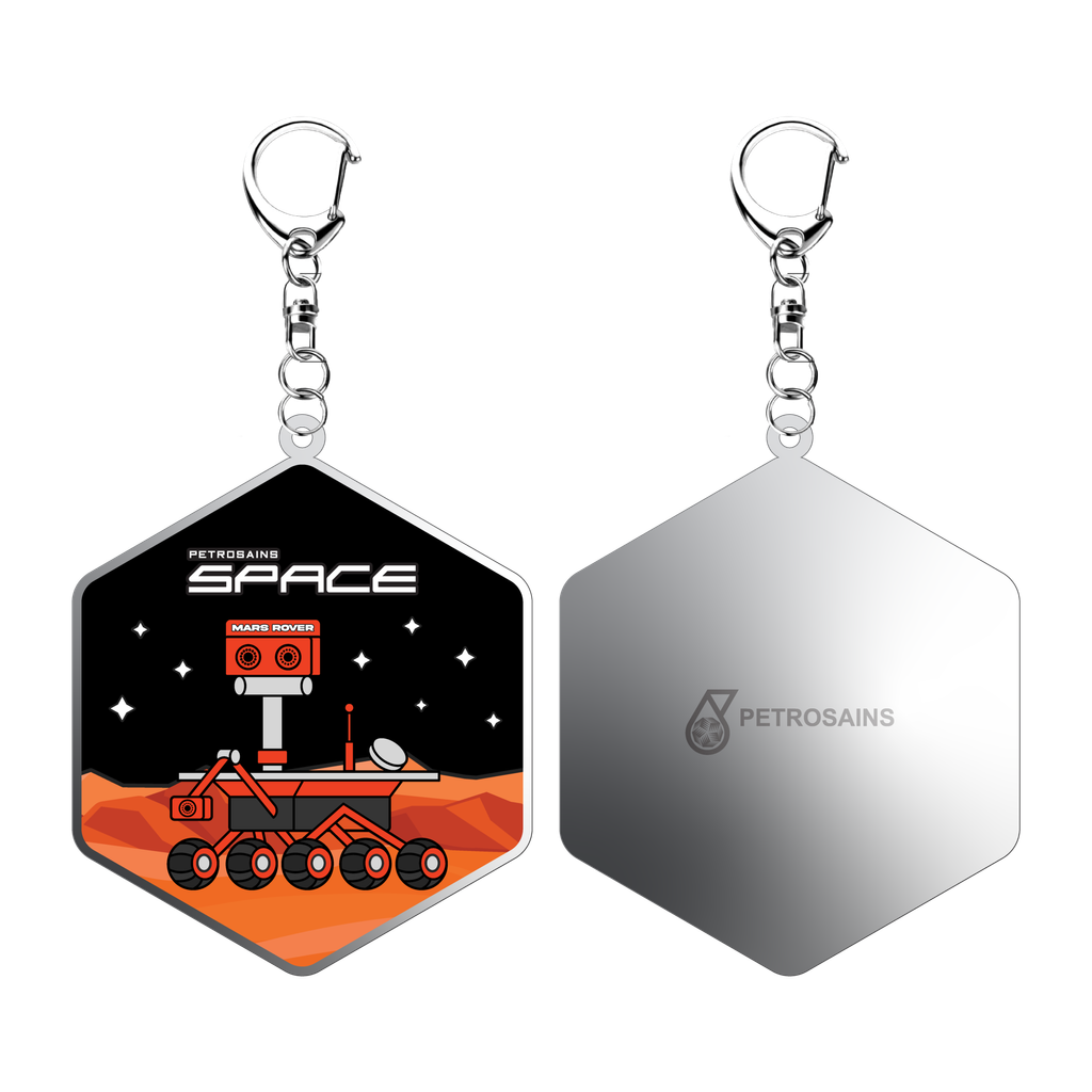 Enamel Keychain_Mars Rover