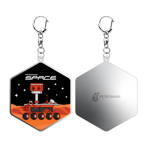Enamel Keychain_Mars Rover