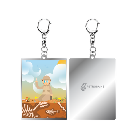 Petrosains Fossil Epoxy Keychain_Drop 2