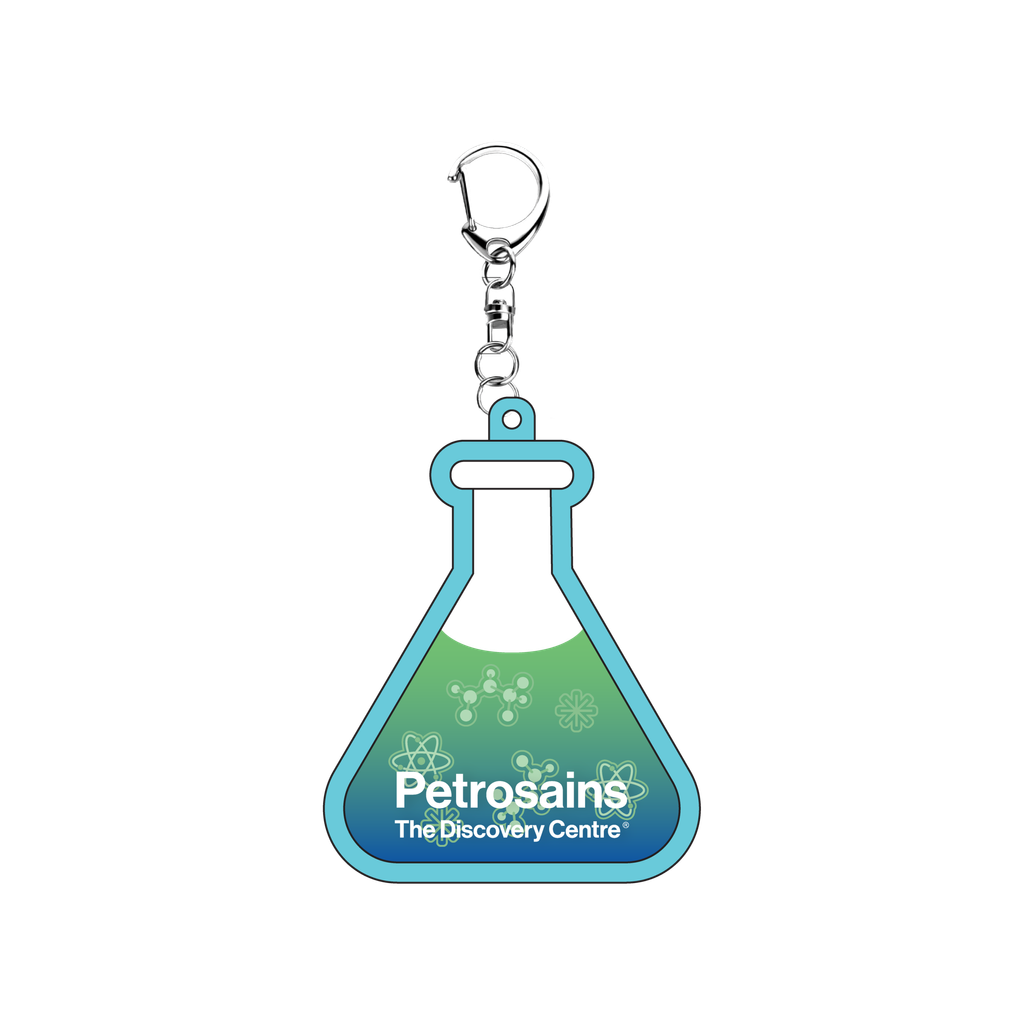 Petrosains Beaker Keychain Shaker_Drop 2