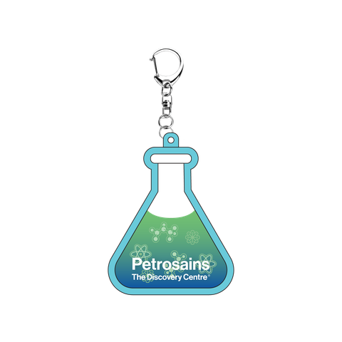 Petrosains Beaker Keychain Shaker_Drop 2
