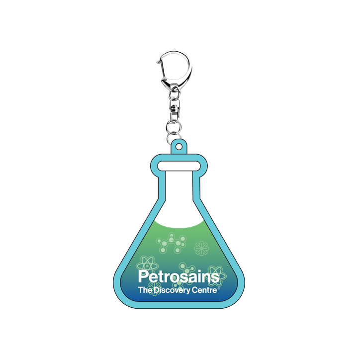 Petrosains Beaker Keychain Shaker_Drop 2