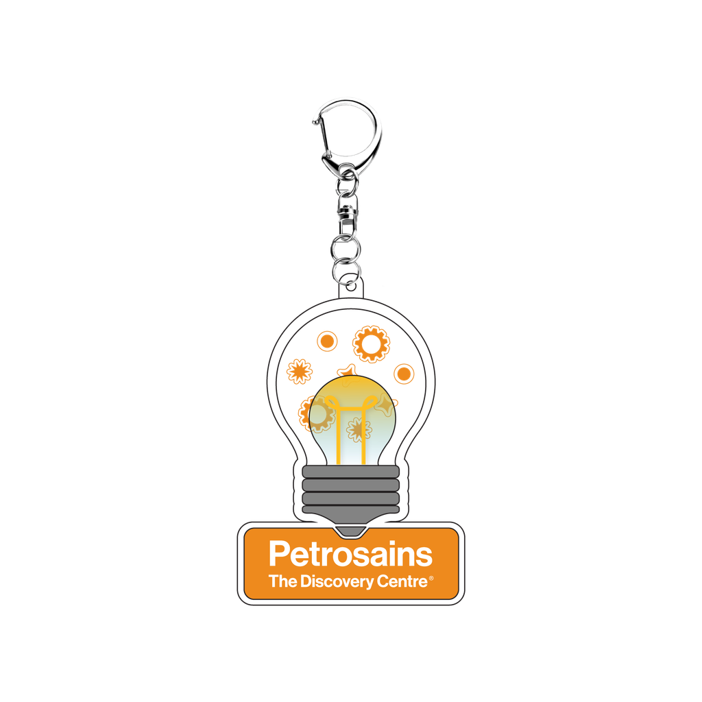 Petrosains Bulb Keychain Shaker_Drop 2
