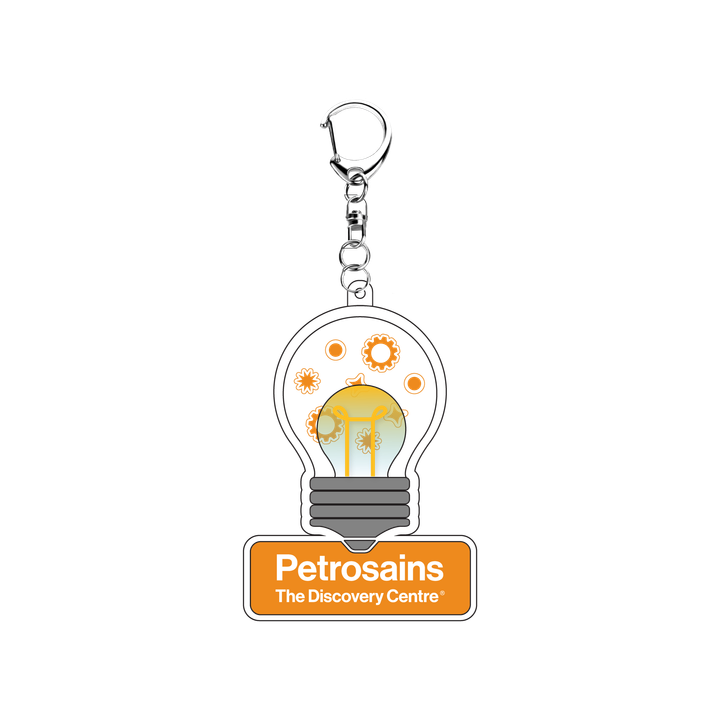 Petrosains Bulb Keychain Shaker_Drop 2