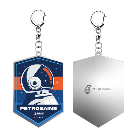 Enamel Keychain_Space