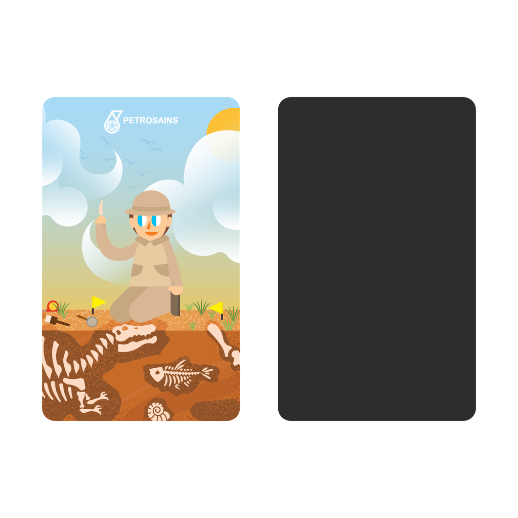 Petrosains Fossil Fridge Magnet_Drop 2