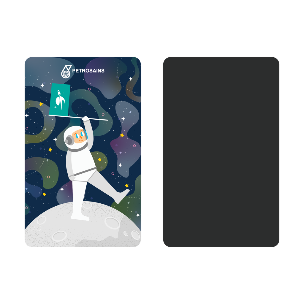 Petrosains Space Fridge Magnet_Drop 2