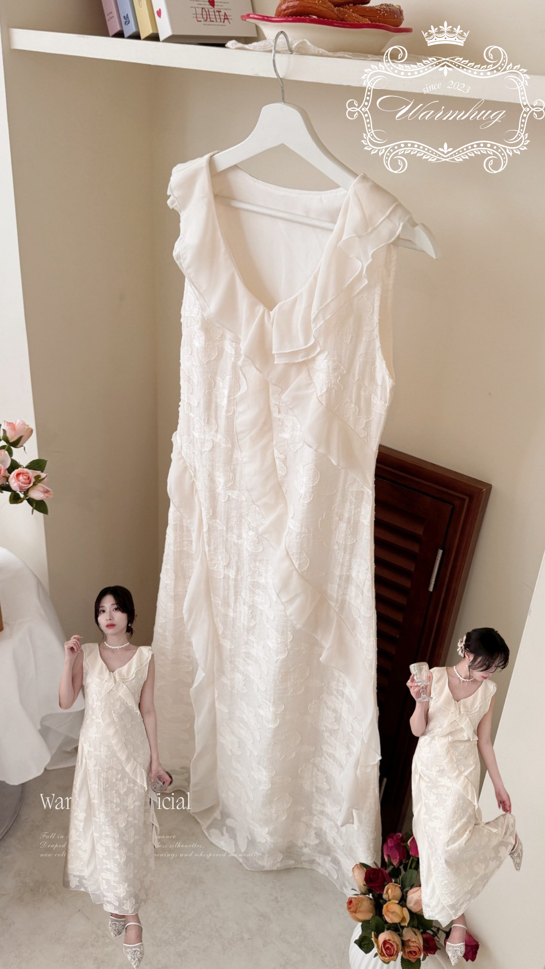 Red Beige Minimal Simple Vintage Photo Collage Daily Vlog Instagram Story (89)