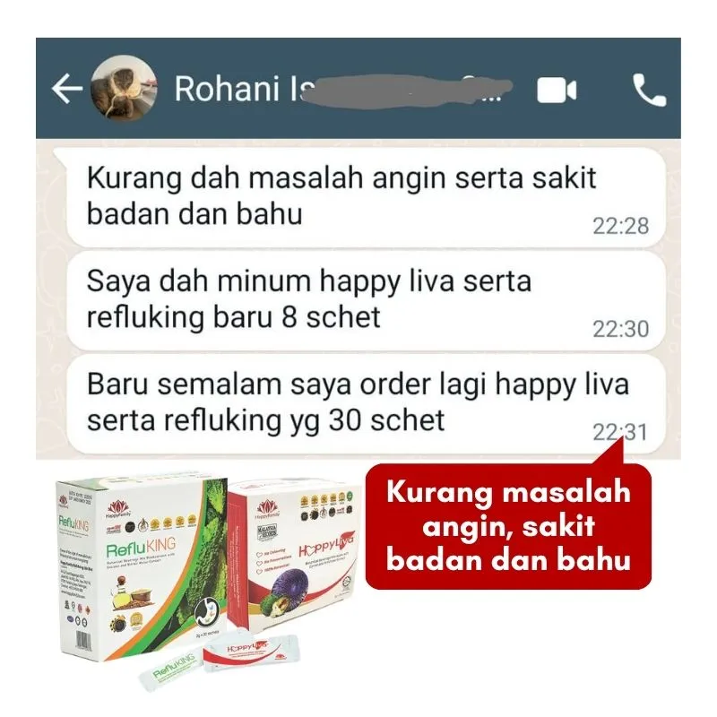 HappyLiva + RefluKing - Kurang masalah angin